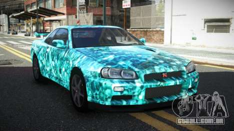 Nissan Skyline R34 PNZ S11 para GTA 4