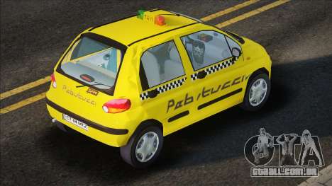 Daewoo Matiz Taxi Yellow para GTA San Andreas