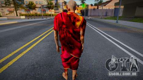 Monje Tibetano Version 2 Tunica Sangrando o muer para GTA San Andreas