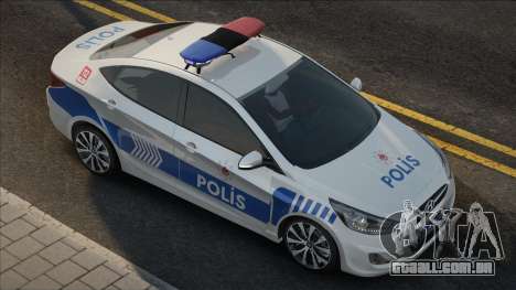 Hyundai Accent Azul Polis Ekip Araçı para GTA San Andreas