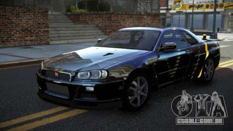 Nissan Skyline R34 PNZ S14 para GTA 4