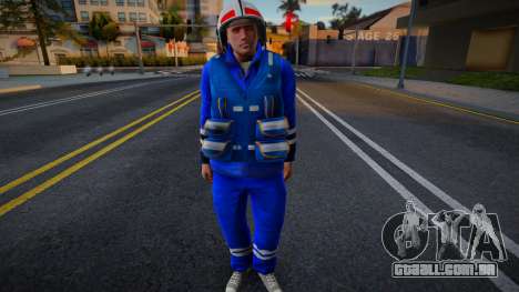 Trabalhador do Corpo de Bombeiros 1 para GTA San Andreas