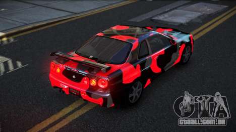 Nissan Skyline R34 PNZ S7 para GTA 4