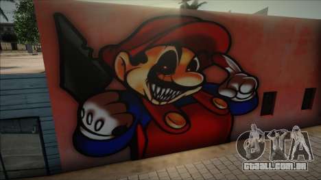 Mural Super Horror Mario para GTA San Andreas