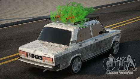 VAZ 2105 com uma árvore de Natal para GTA San Andreas