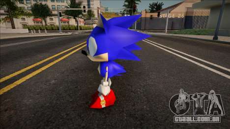 Sonic R Skin - Sonic para GTA San Andreas