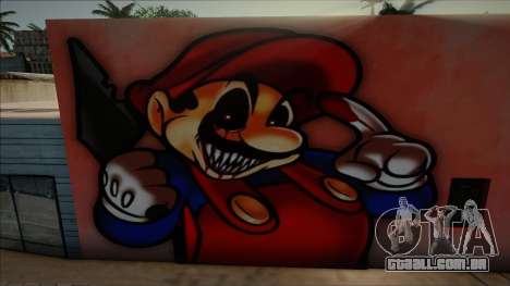 Mural Super Horror Mario para GTA San Andreas