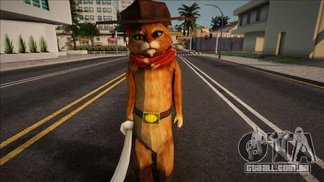 Gato de Botas o el gato con botas versión vaquer para GTA San Andreas