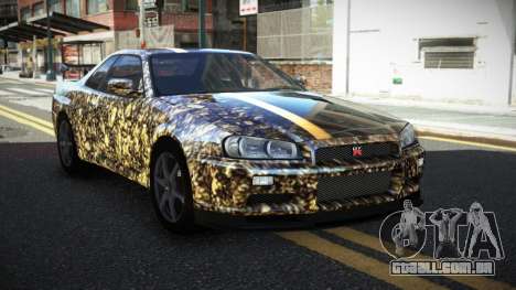 Nissan Skyline R34 PNZ S10 para GTA 4