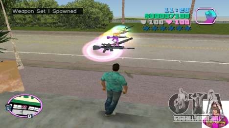 Desova todas as armas para GTA Vice City