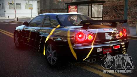 Nissan Skyline R34 PNZ S14 para GTA 4