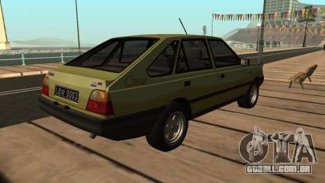 FSO Polonez Caro 1.4 com placas pretas polidas para GTA San Andreas