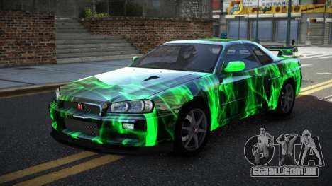 Nissan Skyline R34 PNZ S3 para GTA 4