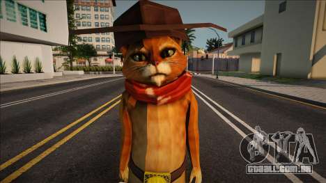 Gato de Botas o el gato con botas versión vaquer para GTA San Andreas