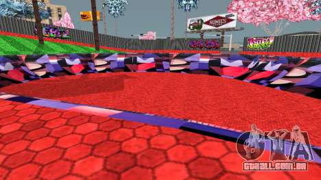 Skate Park colorido para GTA San Andreas