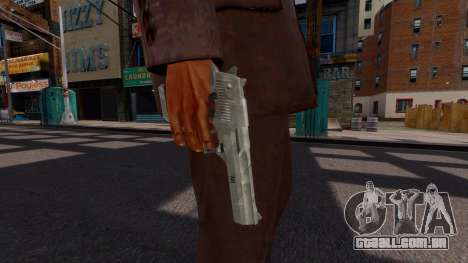 Nickel-Plated Combat Pistol para GTA 4