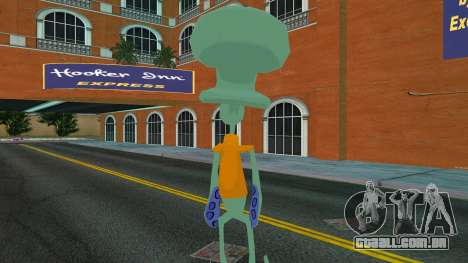 Squidward (Spongebob) Skin para GTA Vice City