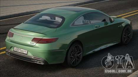 Mercedes-Benz S63 Coupe green para GTA San Andreas