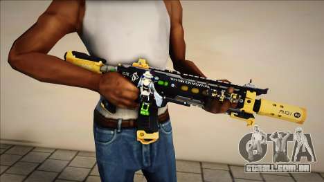 Gilded Glitter HK416 para GTA San Andreas