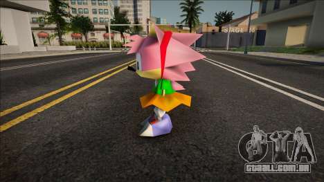 Sonic R Skin - Amy Rose para GTA San Andreas