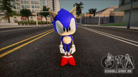 Sonic R Skin - Sonic para GTA San Andreas