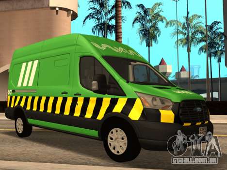 Centro de Gerenciamento de Tráfego Ford Transit  para GTA San Andreas