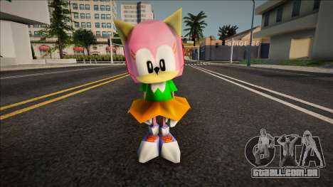 Sonic R Skin - Amy Rose para GTA San Andreas