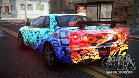 Nissan Skyline R34 PNZ S12 para GTA 4