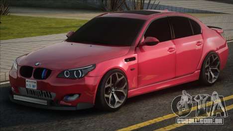 BMW M5 E60 Red para GTA San Andreas