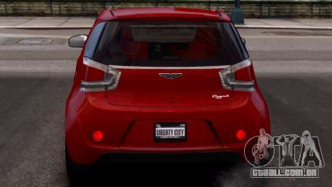 2010 Aston Martin Cygnet v1.0 para GTA 4