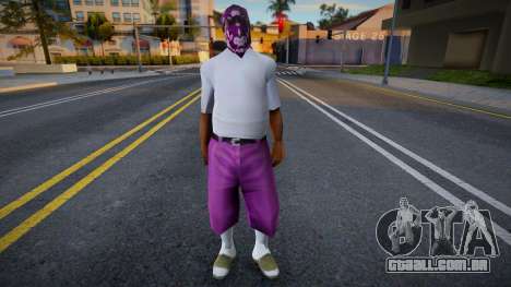 Balla With Double Bandana V2 para GTA San Andreas