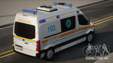 Mercedes Velocista Azerbaycan Ambulansı Modu para GTA San Andreas