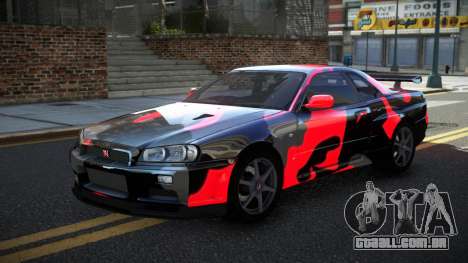 Nissan Skyline R34 PNZ S7 para GTA 4