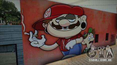 Mural Day Out Mario para GTA San Andreas