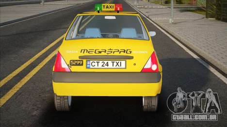 Dacia Solenza Taxi Yellow para GTA San Andreas