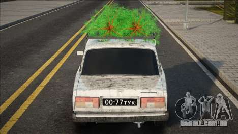 VAZ 2105 com uma árvore de Natal para GTA San Andreas