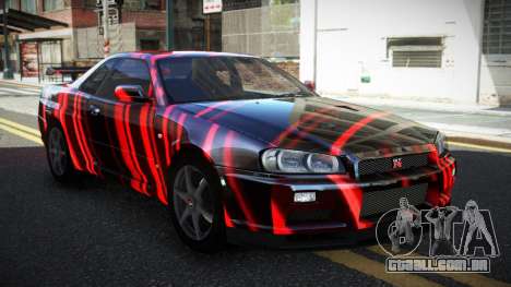 Nissan Skyline R34 PNZ S8 para GTA 4