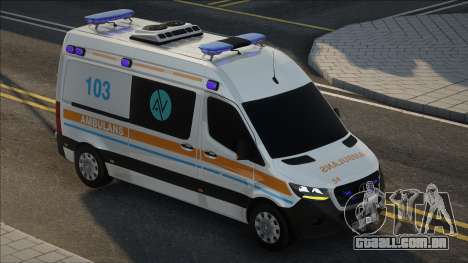 Mercedes Velocista Azerbaycan Ambulansı Modu para GTA San Andreas