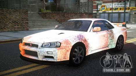 Nissan Skyline R34 PNZ S9 para GTA 4