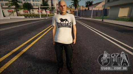 Homem elegante em uma camiseta para GTA San Andreas