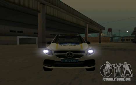Mercedes-Benz GLE 63s NP Ucrânia para GTA San Andreas