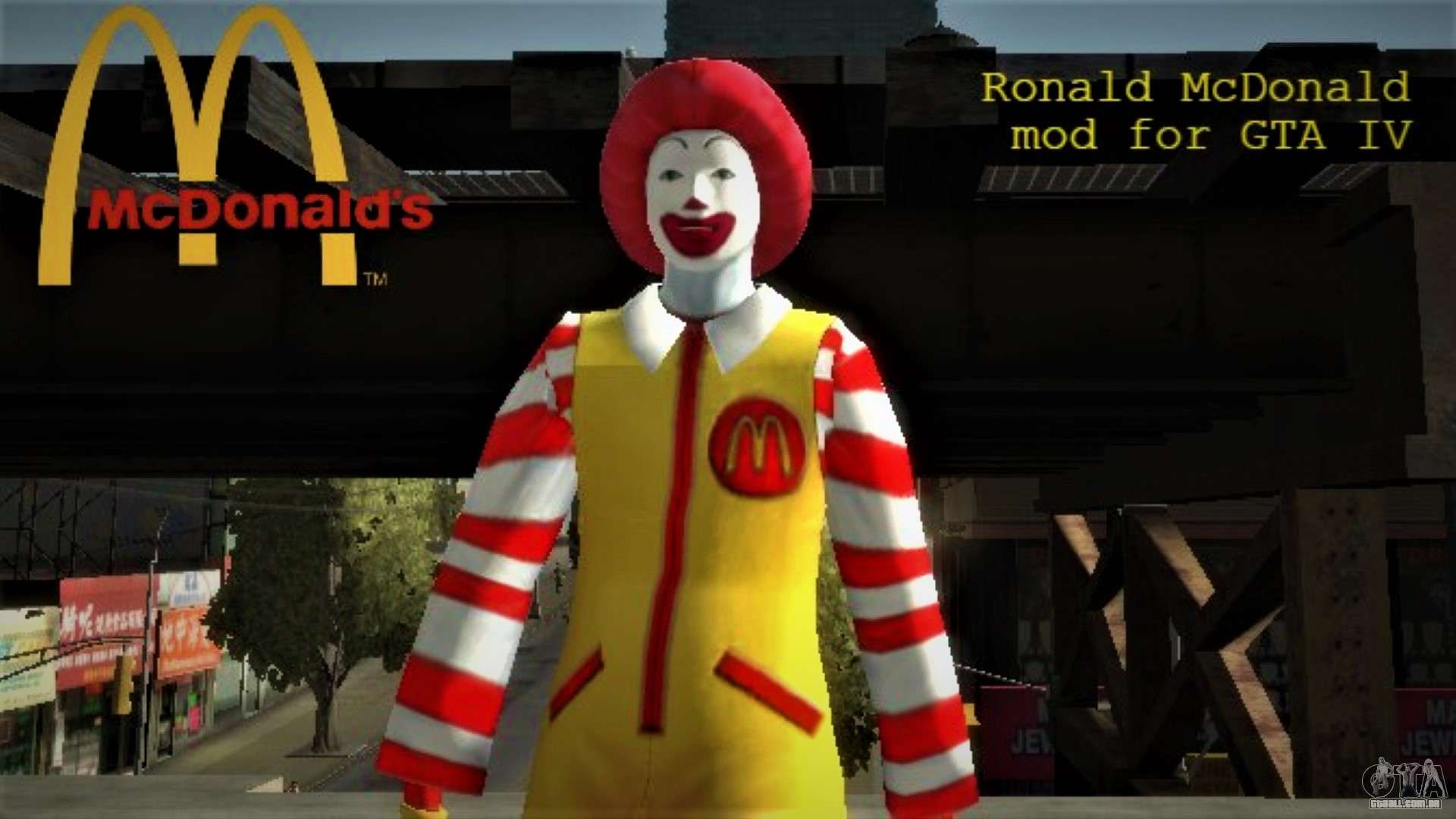 Ronald McDonald Para GTA 4 Ronald McDonald Para GTA 4