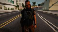 Ben Saxon de Deus Ex: The Fall Con EXPRESIONES F para GTA San Andreas