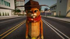 Gato de Botas o el gato con botas versión vaquer para GTA San Andreas