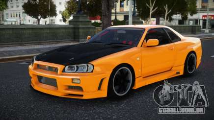 Nissan Skyline R34 GT-R FT para GTA 4