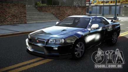 Nissan Skyline R34 PNZ S6 para GTA 4