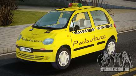 Daewoo Matiz Taxi Yellow para GTA San Andreas