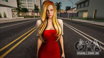 Girl Xmas para GTA San Andreas