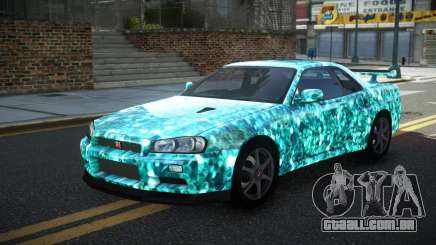 Nissan Skyline R34 PNZ S11 para GTA 4