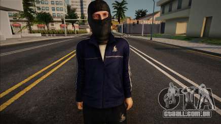 Ladrão em uma balaclava para GTA San Andreas